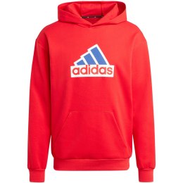 Adidas Bluza męska adidas FI BOS HD OLY czerwona IS8338