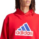 Adidas Bluza męska adidas FI BOS HD OLY czerwona IS8338