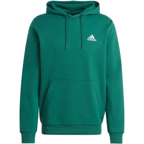 Adidas Bluza męska adidas Feelcozy Hoodie zielona IL3295