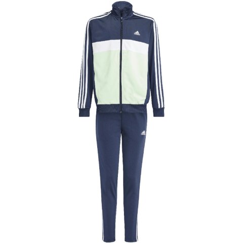 Adidas Dres dla dzieci adidas Essentials 3-Stripes Tiberio Track Suit granatowo-zielony IV5307