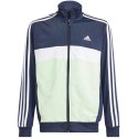 Adidas Dres dla dzieci adidas Essentials 3-Stripes Tiberio Track Suit granatowo-zielony IV5307