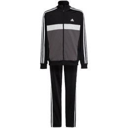 Adidas Dres dla dzieci adidas Essentials 3-Stripes Tiberio Track Suit szaro-czarny HR6406
