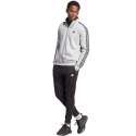 Adidas Dres męski adidas Basic 3-Stripes Fleece szaro-czarny IA3073