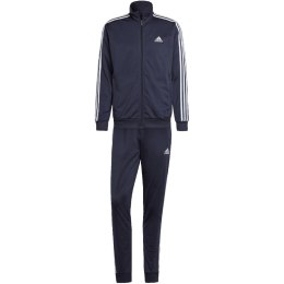 Adidas Dres męski adidas Basic 3-Stripes Tricot Track Suit granatowy HZ2220