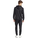 Adidas Dres męski adidas Terry Hooded Tracksuit czarny IP1610