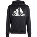 Adidas Dres męski adidas Terry Hooded Tracksuit czarny IP1610