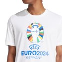 Adidas Koszulka męska adidas Euro24 biała IT9290