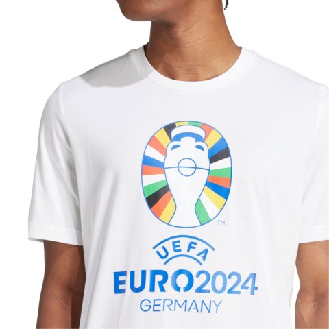 Adidas Koszulka męska adidas Euro24 biała IT9290 Adidas Koszulka męska adidas Euro24 biała IT9290