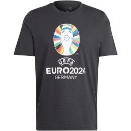 Adidas Koszulka męska adidas Euro24 czarna IT9291