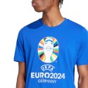 Adidas Koszulka męska adidas Euro24 niebieska IT9293