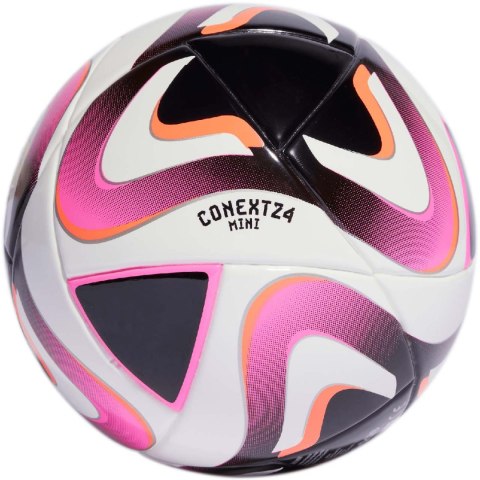 Adidas Piłka nożna adidas Conext 24 Mini biało-różowa IP1618 Adidas Piłka nożna adidas Conext 24 Mini biało-różowa IP1618