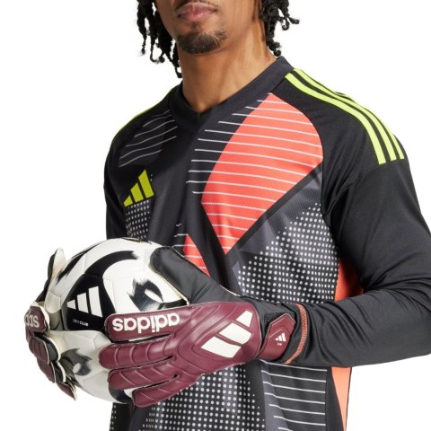 Adidas teamwear Rękawice bramkarskie adidas Copa Club bordowe IQ4017 Adidas teamwear Rękawice bramkarskie adidas Copa Club bordowe IQ4017