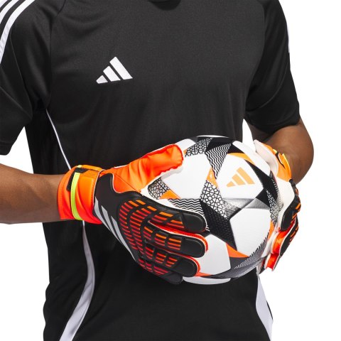 Adidas teamwear Rękawice bramkarskie adidas Predator Training pomarańczowo-czarne IQ4027 Adidas teamwear Rękawice bramkarskie adidas Predator Training pomarańczowo-czarne IQ4027
