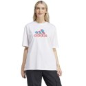 Adidas Koszulka damska adidas Flower Pack Badge of Sport biała IT1421