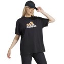 Adidas Koszulka damska adidas Flower Pack Badge of Sport czarna IR5896