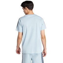 Adidas Koszulka męska adidas Essentials Single Jersey 3-Stripes Tee błękitna IS1332