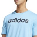 Adidas Koszulka męska adidas Essentials Single Jersey Linear Embroidered Logo Tee niebieska IS1350