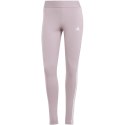 Adidas Legginsy damskie adidas Loungewear Essentials 3-Stripes różowe IR5347