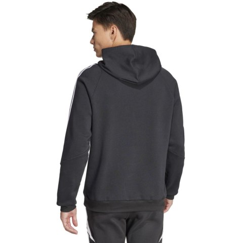 Adidas teamwear Bluza męska adidas Tiro 24 Sweat Hooded czarna IJ7673 Adidas teamwear Bluza męska adidas Tiro 24 Sweat Hooded czarna IJ7673