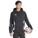 Adidas teamwear Bluza męska adidas Tiro 24 Sweat Hooded czarna IJ7673