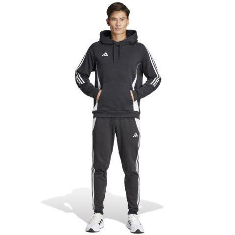 Adidas teamwear Bluza męska adidas Tiro 24 Sweat Hooded czarna IJ7673 Adidas teamwear Bluza męska adidas Tiro 24 Sweat Hooded czarna IJ7673