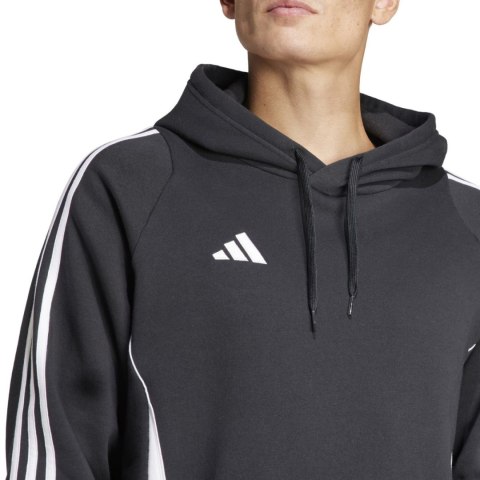 Adidas teamwear Bluza męska adidas Tiro 24 Sweat Hooded czarna IJ7673 Adidas teamwear Bluza męska adidas Tiro 24 Sweat Hooded czarna IJ7673