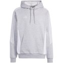 Adidas teamwear Bluza męska adidas Tiro 24 Sweat Hooded szara IR7545