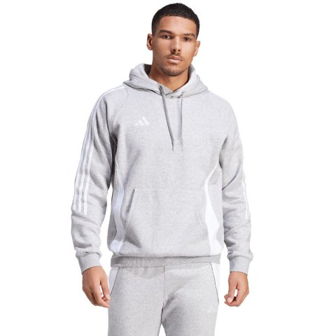 Adidas teamwear Bluza męska adidas Tiro 24 Sweat Hooded szara IR7545 Adidas teamwear Bluza męska adidas Tiro 24 Sweat Hooded szara IR7545