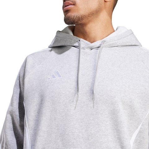 Adidas teamwear Bluza męska adidas Tiro 24 Sweat Hooded szara IR7545 Adidas teamwear Bluza męska adidas Tiro 24 Sweat Hooded szara IR7545