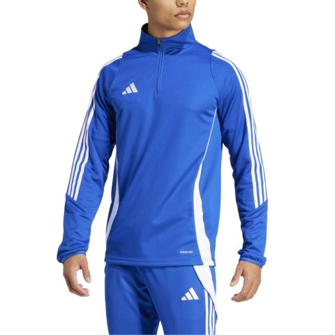 Adidas teamwear Bluza męska adidas Tiro 24 Training Top niebiesko-biała IS1042 Adidas teamwear Bluza męska adidas Tiro 24 Training Top niebiesko-biała IS1042