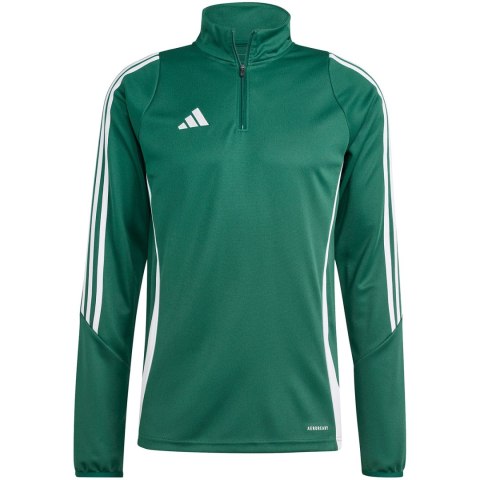 Adidas teamwear Bluza męska adidas Tiro 24 Training Top zielono-biała IS1040