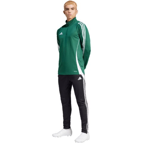 Adidas teamwear Bluza męska adidas Tiro 24 Training Top zielono-biała IS1040 Adidas teamwear Bluza męska adidas Tiro 24 Training Top zielono-biała IS1040