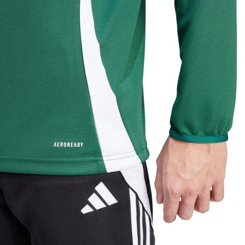 Adidas teamwear Bluza męska adidas Tiro 24 Training Top zielono-biała IS1040 Adidas teamwear Bluza męska adidas Tiro 24 Training Top zielono-biała IS1040
