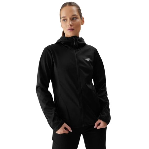 4F Kurtka damska softshell 4F F215 głęboka czerń 4FWSS24TSOFF215 20S