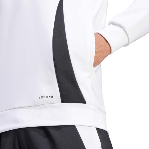 Adidas teamwear Bluza męska adidas Tiro 24 Training Hooded biała IR9399 Adidas teamwear Bluza męska adidas Tiro 24 Training Hooded biała IR9399