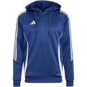 Adidas teamwear Bluza męska adidas Tiro 24 Training Hooded niebieska IR9398