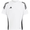 Adidas teamwear Koszulka dla dzieci adidas Tiro 24 Jersey biała IS1033