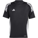 Adidas teamwear Koszulka dla dzieci adidas Tiro 24 Jersey czarna IJ7674