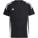 Adidas teamwear Koszulka dla dzieci adidas Tiro 24 Sweat Tee czarna IJ9953