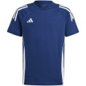 Adidas teamwear Koszulka dla dzieci adidas Tiro 24 Sweat Tee granatowa IR9357