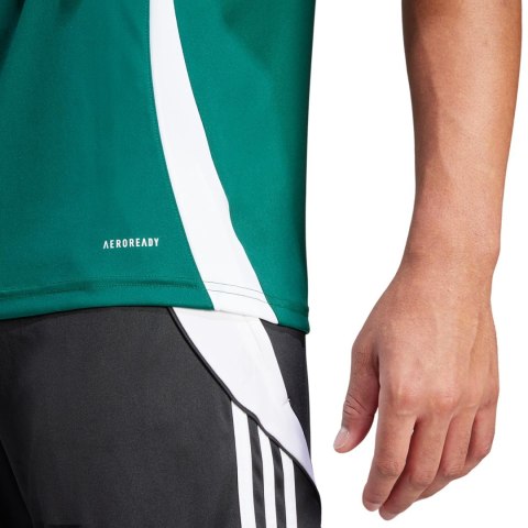 Adidas teamwear Koszulka męska adidas Tiro 24 Jersey zielona IS1017 Adidas teamwear Koszulka męska adidas Tiro 24 Jersey zielona IS1017