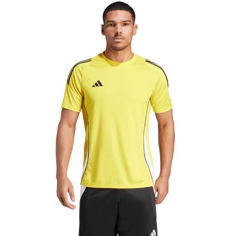Adidas teamwear Koszulka męska adidas Tiro 24 Jersey żółta IS1015 Adidas teamwear Koszulka męska adidas Tiro 24 Jersey żółta IS1015