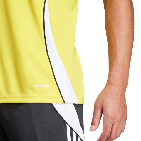 Adidas teamwear Koszulka męska adidas Tiro 24 Jersey żółta IS1015 Adidas teamwear Koszulka męska adidas Tiro 24 Jersey żółta IS1015