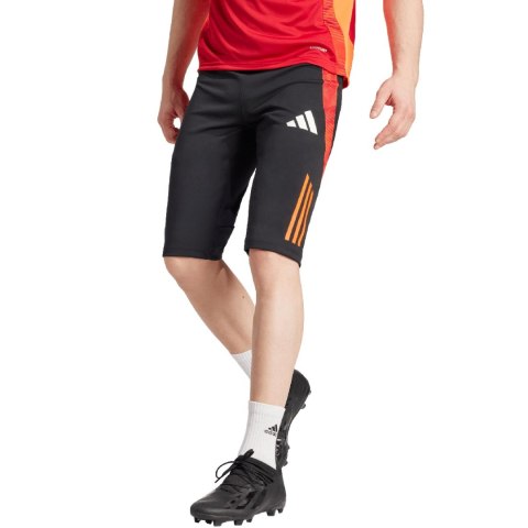 Adidas teamwear Spodenki męskie adidas Tiro 24 Competition 1/2 czarno-czerwone IR5491 Adidas teamwear Spodenki męskie adidas Tiro 24 Competition 1/2 czarno-czerwone IR5491