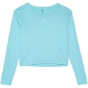 4F Koszulka damska longsleeve 4F F218 niebieska 4FWSS24TFLOF218 33S