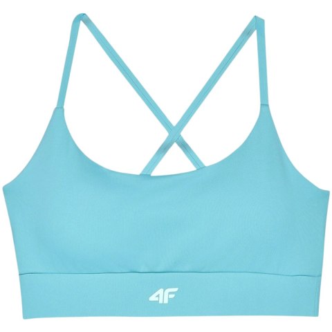 4F Stanik sportowy 4F F096 niebieski 4FWSS24USBAF096 33S 4F Stanik sportowy 4F F096 niebieski 4FWSS24USBAF096 33S