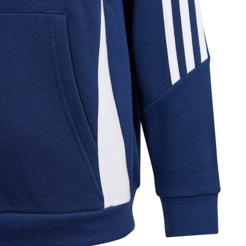 Adidas teamwear Bluza dla dzieci adidas Tiro 24 Hooded Sweat granatowa IR7504 Adidas teamwear Bluza dla dzieci adidas Tiro 24 Hooded Sweat granatowa IR7504