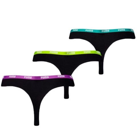 Puma Bielizna damska Puma String 3P Pack czarna 907590 05 Puma Bielizna damska Puma String 3P Pack czarna 907590 05