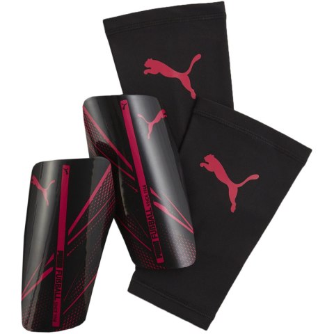 Puma Ochraniacze piłkarskie Puma Attacanto Sleeve czarno-różowe 030887 03