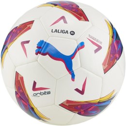 Puma Piłka nożna Puma Orbita LaLiga 1 biało-różowo-niebieska 84108 01